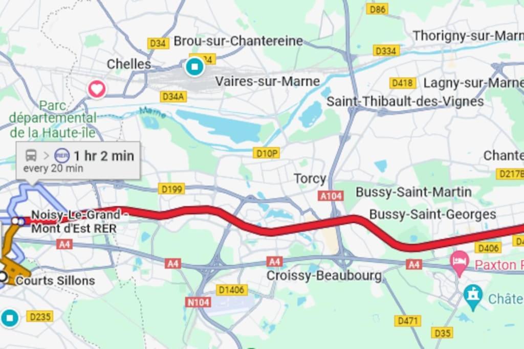Charme & Confort T2 Lumineux Entre Paris And Disney Villiers-sur-Marne Exterior foto