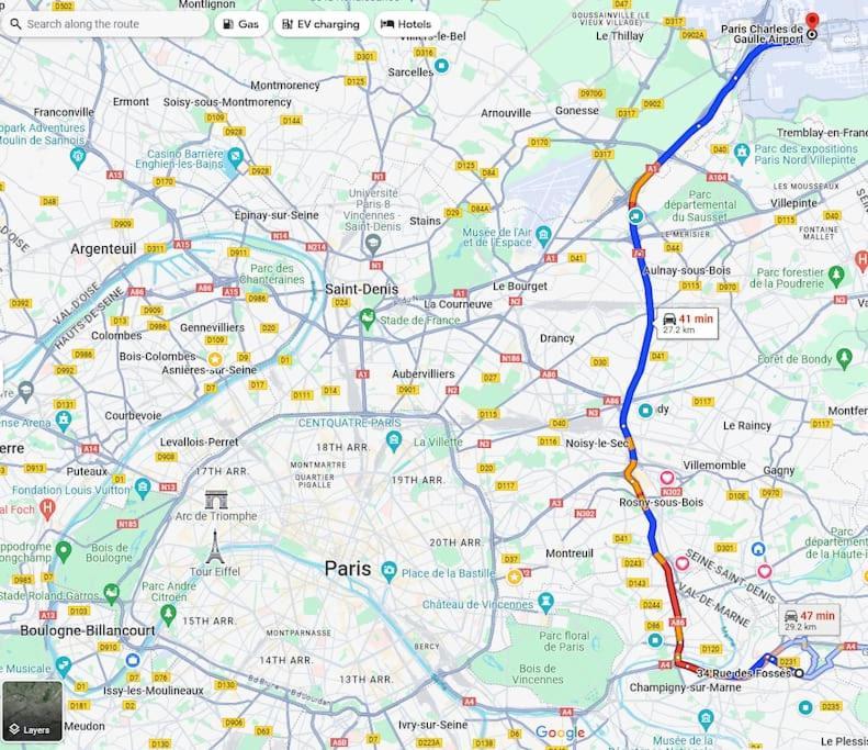 Charme & Confort T2 Lumineux Entre Paris And Disney Villiers-sur-Marne Exterior foto